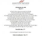 Atividades do mês de Fevereiro