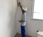 Emassamento das paredes internas dos Apartamentos