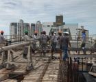 Concretagem da laje do 9° pavimento tipo