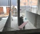 Concretagem de bloco calha (lojas)